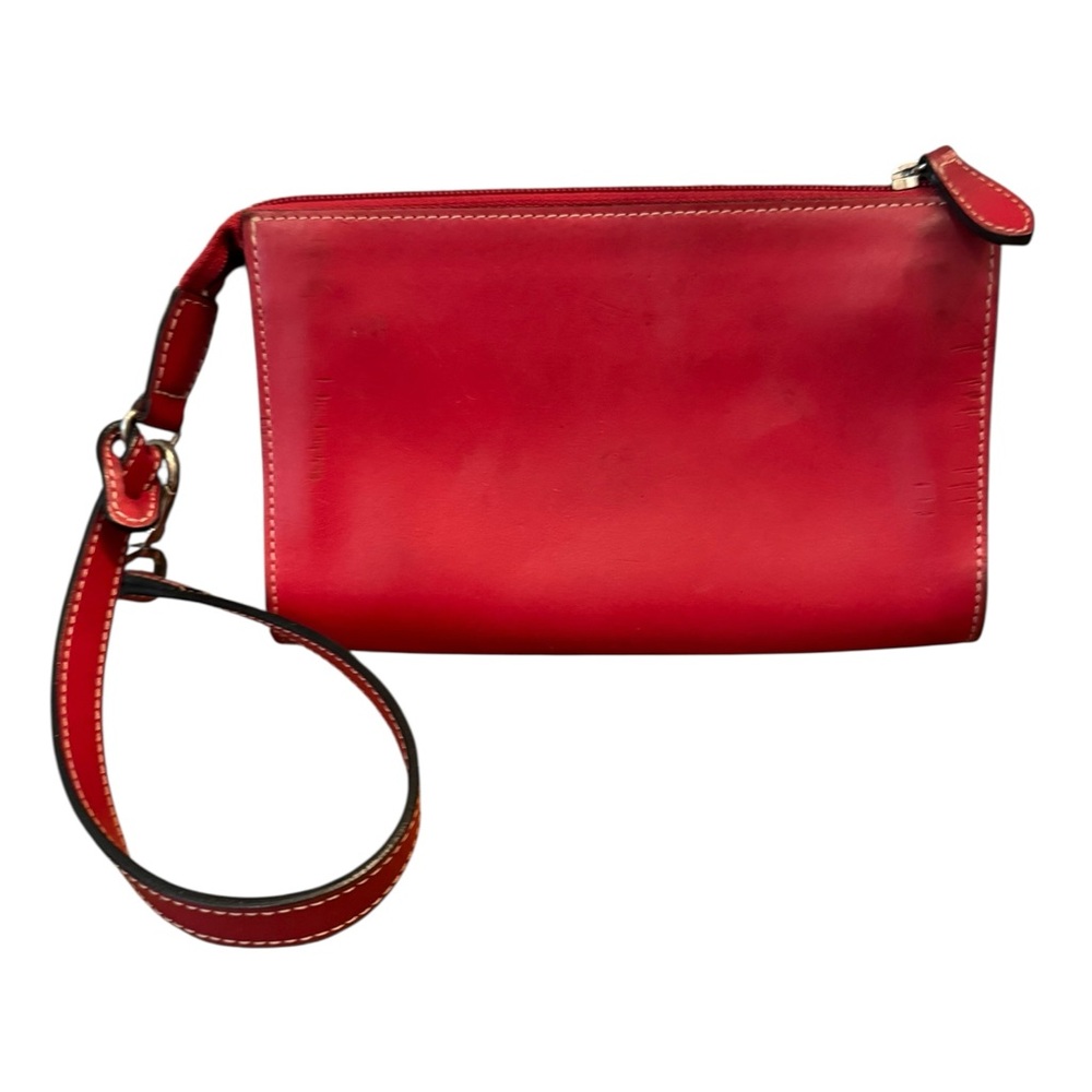 Lodis Red‎ Leather Wristlet